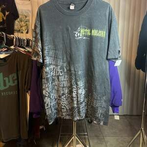 Vintage Metal Mulisha Graphic T-Shirt, Y2K Charcoal Grey & Lime Green, Size XL